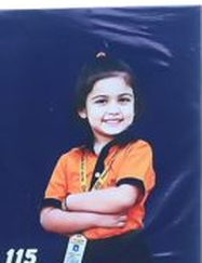 Happy Skanda Global School student